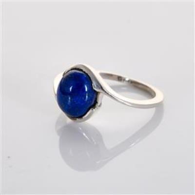 Lapis Lazuli 925 sterling silver ring | Akrati Jewels Inc