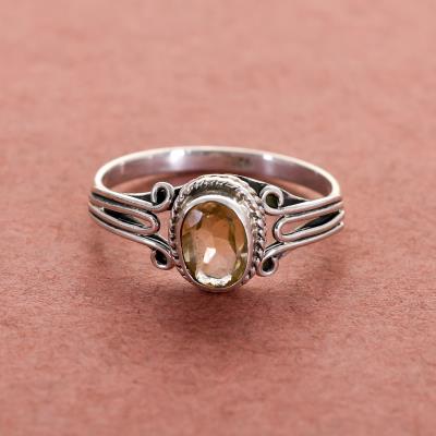 Precious Citrine Sterling Silver Ring Jewelry | Akrati Jewels Inc