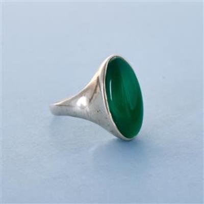 Eternity Green Onyx Silver Ring Jewelry | Akrati Jewels Inc