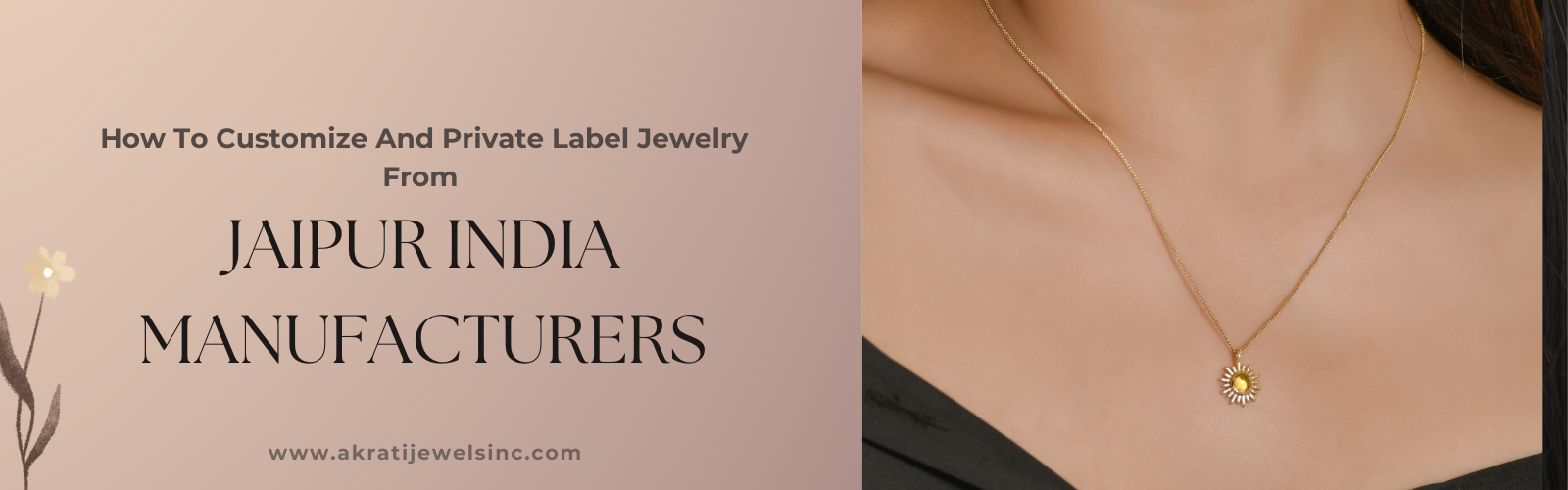 Customize private label jewelry