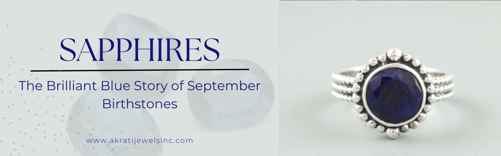 Sapphires September birthstone