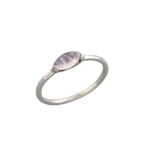 Handmade Sterling Silver Moonstone Ring | Akrati Jewels Inc